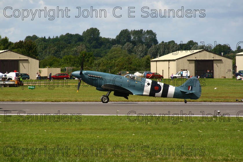 IMG 3051 
 Spitfire 
 Keywords: aircraft,aeroplane,fighter,air force,runway,spitfire,world war 2,propeller,British,English,England,Fairford