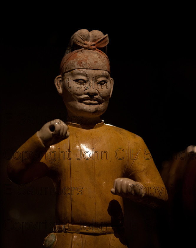 IMG 2755 
 Terracotta warrior clay statue from the Han dynasty in China (206 BCE - 8CE) 
 Keywords: Qin, ancient, art, brown, bust, chinese, clay, culture, dark, dynasty, head, history, sculpture, shadows, statue, terracotta, warrior