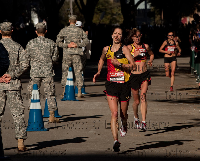 IMG 0331 
 14.09.2012. Houston, Texas, USA. Dot McMahan in action during the US Olympic Marathon Team Trials. 
 Keywords: 2012, run, jog, race, endurance, sport, marathon, team, trials, olympics